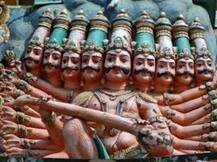 नोएडामध्ये राम-रावण मंदिराची एकत्र स्थापना