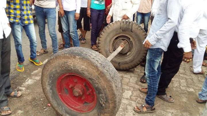 या अपघातात 6 मजूर जागीच ठार झाले