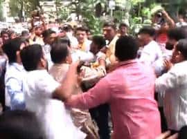 मुंबईत राष्ट्रवादी आणि यशवंत सेनेमध्ये तुफान हाणामारी