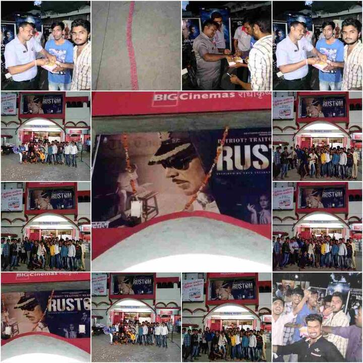 'रुस्तम' देशभरातील 2317 स्क्रिन्सवर रिलीज झाला आहे. तर वर्ल्डवाईड 550 पेक्षा अधिक स्क्रिन्सवर रिलीज झाला आहे. 