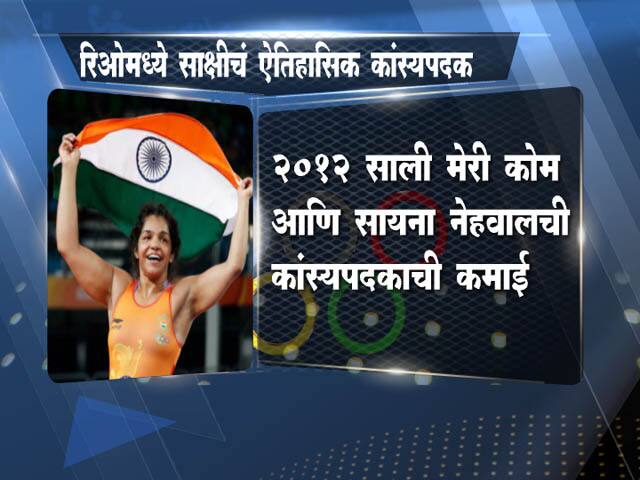 साक्षीनं रचला इतिहास...