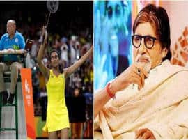 पीव्ही सिंधू फायनलमध्ये, महानायकाचा शोभा डेंना टोला Pusarla Venkata Sindhu Is An Indian Badminton Player Makes Us Proud पीव्ही सिंधू फायनलमध्ये, महानायकाचा शोभा डेंना टोला