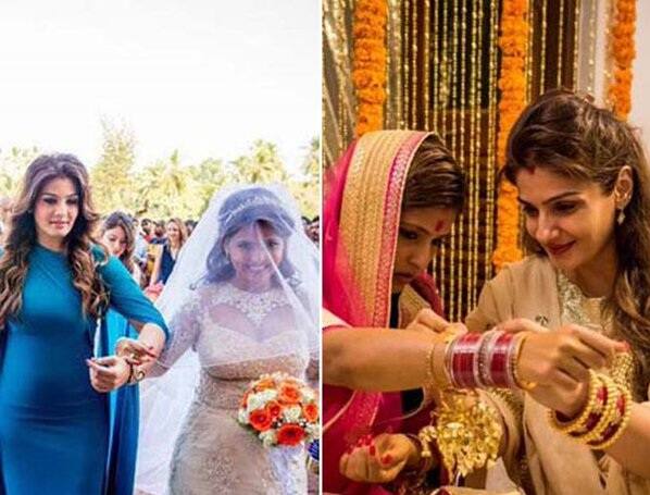 रवीना टंडनने 21व्या वर्षी दोन मुलींना दत्तक घेेतलं होतं. यापैकी एका मुलीचं नुकतंच लग्न झालं आहे.