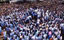 नौपाड्यात 'जय जवान'ची 9 थरांची सलामी