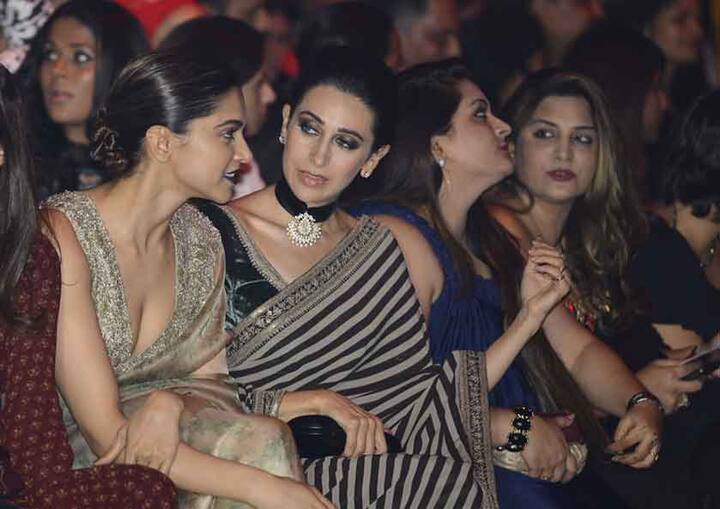 दीपिका आणि करिश्मा यांच्यात बऱ्याच गप्पागोष्टीही झाल्या. (Photo: Manav Mangalani) 