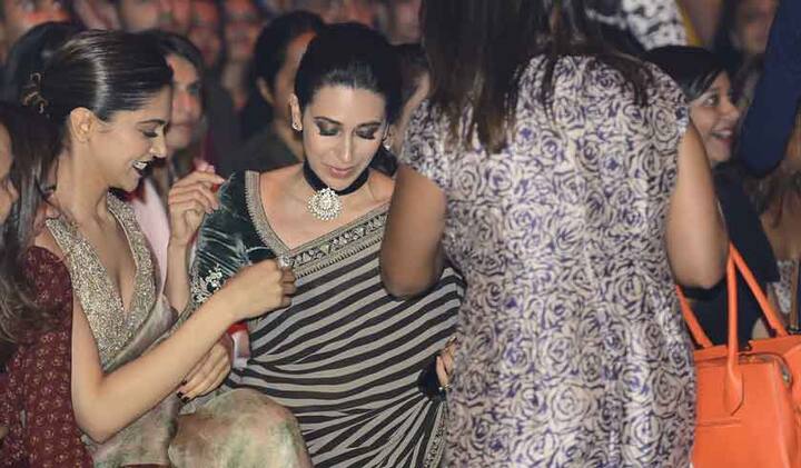 काही दिवसांपूर्वीच करीना आणि दीपिकामध्ये कोल्ड वॉर सुरु होतं. पण या फोटोमुळे आता त्या वादावर पडदा पडला आहे. (Photo: Manav Mangalani) 