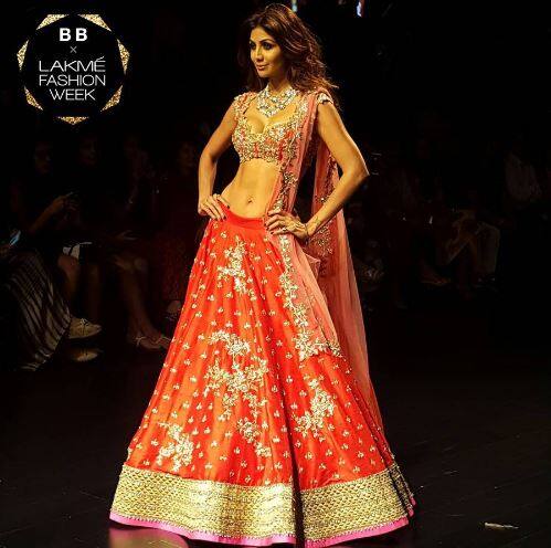 शिल्पा शेट्टीचा रॅम्पवॉक 