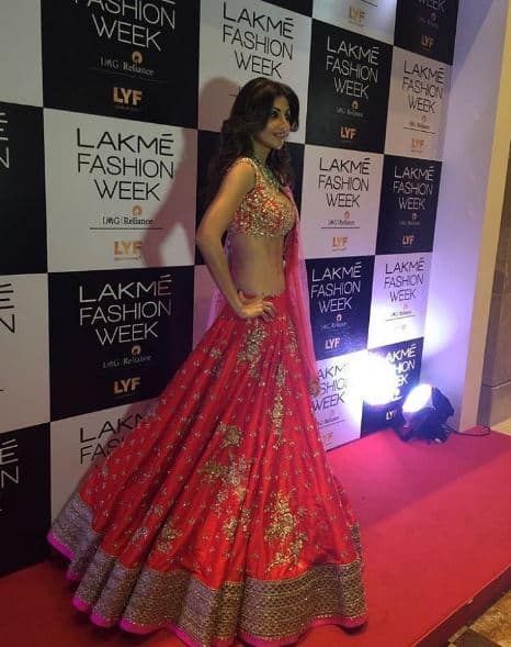 शिल्पा शेट्टीचा रॅम्पवॉक 