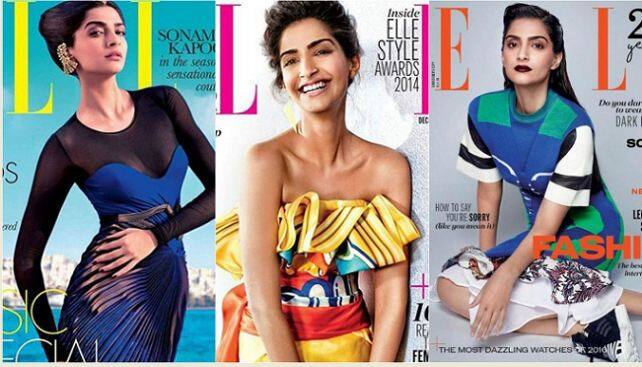 अभिनेत्री सोनम कपूरचं ELLE साठी फोटोशूट