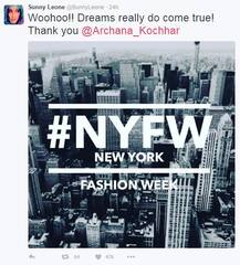 स्वप्न पूर्ण करण्यासाठी सनी पुन्हा न्यूयॉर्कला!