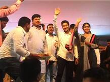 परळीत धनंजय मुंडेंच्या गणपतीला आर्ची, परशाची हजेरी