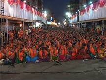 दगडूशेठ हलवाई गणपतीसमोर हजारो महिलांचं अथर्वशीर्ष पठण