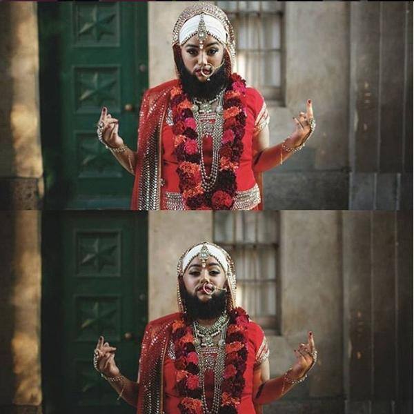 हरनाम कौर ही पॉलीसिसटिक ओवरी सिंड्रोम नावाच्या आजाराने ग्रस्त आहे. या आजारात पुरुष संप्रेरक(मेल हार्मोन) अधिक प्रमाणात निर्माण झाल्याने एखाद्या स्त्रीला दाढी आणि मिसरुढ फुटतात.