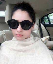 त्या अपघातानंतर अभिनेत्री अंकिता लोखंडे कॅमेऱ्यात कैद!