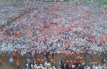 कोपर्डी घटनेच्या निषेधार्थ हिंगोलीत मराठा समाजाचा विराट मोर्चा