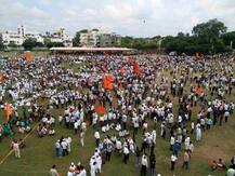 अकोल्यात मराठा समाजाचा विराट मूक मोर्चा