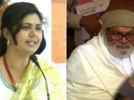 Pankaja Munde Meet Chhagan Bhujbal पंकजा मुंडे छगन भुजबळांच्या भेटीसाठी जे जे रुग्णालयात