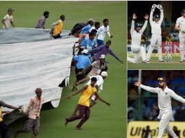 Kanpur Test Williamson Latham Make Strong Strides On Rain Hit Day कानपूर कसोटीत पावसाचा खेळ, टीम इंडिया बॅकफूटवर