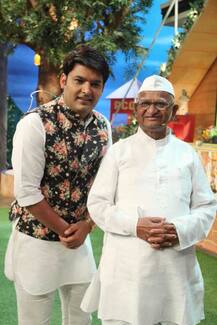 कपिल शर्माच्या मंचावर अण्णांची हजेरी