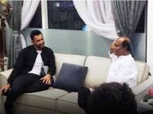 सुपरस्टार रजनीकांतच्या भेटीला \'जबरा फॅन\' महेंद्रसिंग धोनी