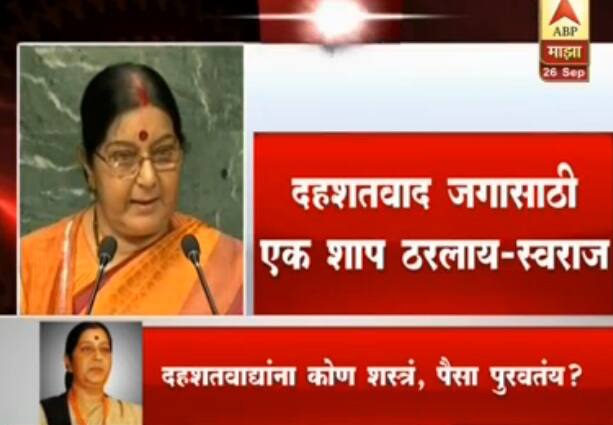 मतभेद विसरुन दहशतवादाच्या विरोधात एकत्रित लढा देण्याची आवश्यकता : सुषमा स्वराज
