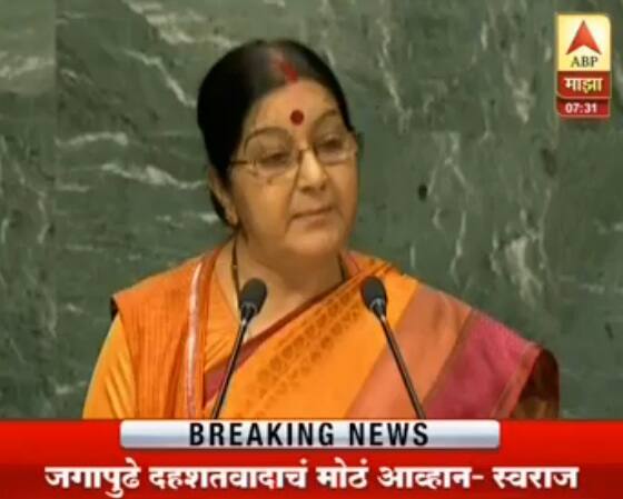 छोट्या छोट्या संघटनांनी दहशतवादाचं भीषण स्वरुप धारण केलं आहे : सुषमा स्वराज