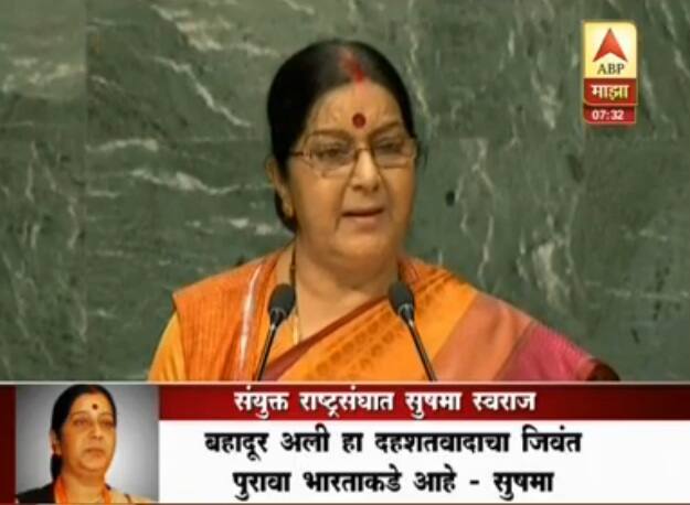 दहशतवादाला थारा देणारे सर्वात मोठे दोषी, पाठिंबा देणं हा काही देशांचा शौक : सुषमा स्वराज