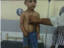 वाशिम : अडीच वर्षांच्या चिमुरड्याने सापाला ठेचून मारलं