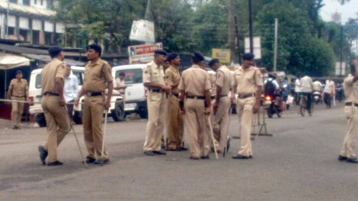 मोर्चासाठी शहरात चोख बंदोबस्त ठेवण्यात आला होता.