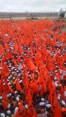 साताऱ्यात मराठा समाजाचा विराट मोर्चा, उदयनराजेही सहभागी