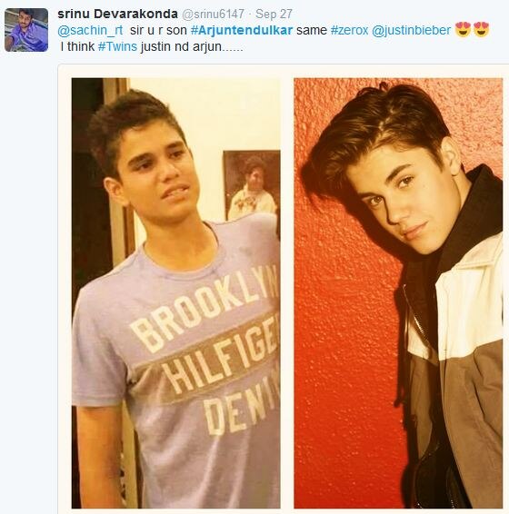 Arjun Tendulkar Justin Bieber : Someone spotted arjun tendulkar at the