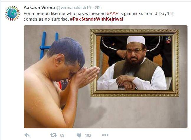 कोजरीवालांना भारतातून कडवा विरोध करण्यासाठी भारतीय ट