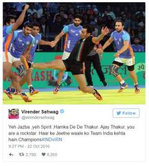 सेहवाग आणि ब्रिटीश पत्रकार मॉर्गनमध्ये पुन्हा रंगले ट्वीट युद्ध