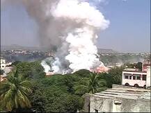 औरंगाबादमध्ये अग्नितांडव, फटाक्यांच्या दुकानांना भीषण आग