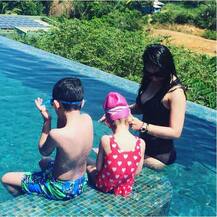 मुलांसह मान्यता दत्त श्रीलंकेत!