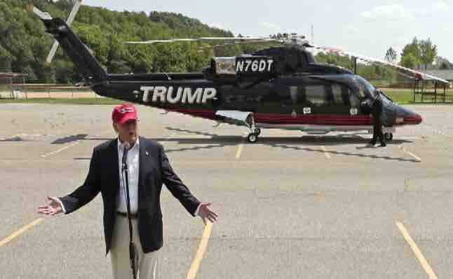 ट्रम्प यांचं स्वत:चं हेलिकॉप्टरही आहे. 