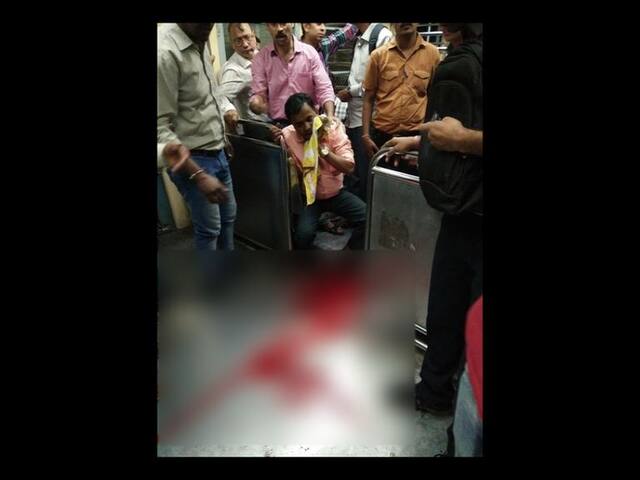 चालत्या रेल्वेवर दगड भिरकावल्याने प्रवासी जखमी