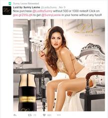 नोटबंदीच्या निर्णयावर सनी लिओनीचे हटके ट्वीट