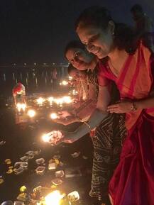  त्रिपुरारी पौर्णिमेनिमित्त नांदेडमध्ये दीपपूजन...