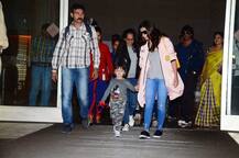 शाहरुखला सोडून चिमुकला अबराम आलियासोबत विमानतळावर!