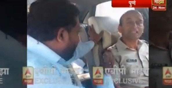 Mohamed Sultan Fraud With Students In Pune गुन्हेगाराला पोलिसाची साथ, 'त्या' व्हिडिओनं पोलिसांची अब्रू चव्हाट्यावर