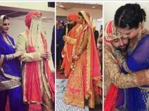 भावाच्या लग्नात सनीचा भन्नाट लूक