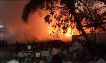 मुंबईतील सायनमधील झोपडपट्टीला लागलेली आग आटोक्यात