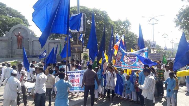 सोलापूर शहरात आज बहुजन क्रांती मोर्चा काढण्यात आला. 