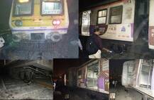 लोकल घसरली, मध्य रेल्वेची वाहतूक ठप्प