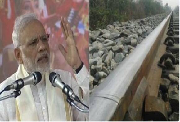 Will There Conspiracy Before Pm Modi Rally In Up मोदींच्या उत्तर प्रदेशातील महारॅलीपूर्वी रेल्वे अपघाताचा कट?