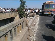 टोलनाक्यानंतर दुधाचा कंटेनर बेपत्ता, नीरेच्या पात्रात पडल्याची भीती