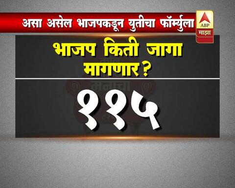 भाजपचा पहिला फॉर्म्युला भाजपचा पहिला फॉर्म्युला