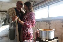 दीपिका, विन आणि एक कटींग चहा! 