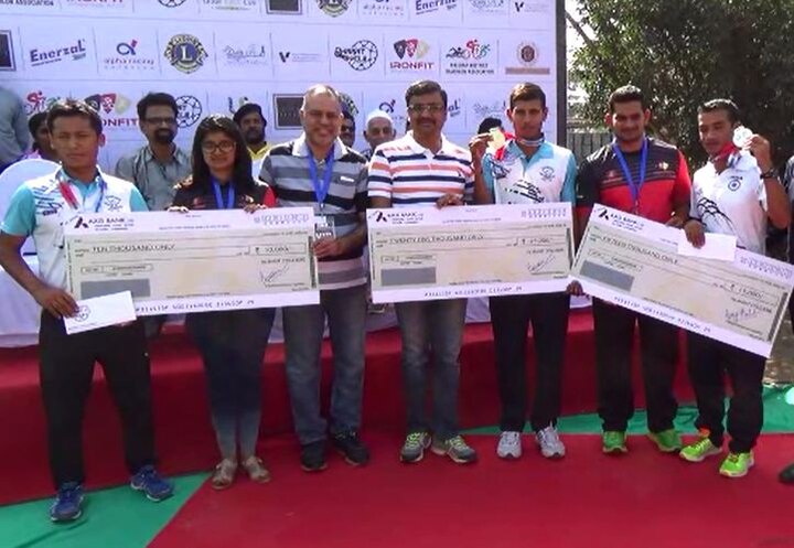 Palghar Triathlon Swimming Running And Cycling पालघरमध्ये पहिल्यांदाच ट्रायथलॉन शर्यतीचं आयोजन